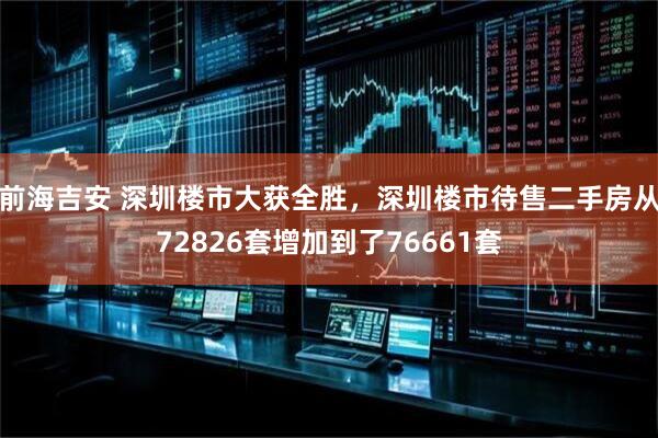 前海吉安 深圳楼市大获全胜,深圳楼市待售二手房从72826套增加到了76661套