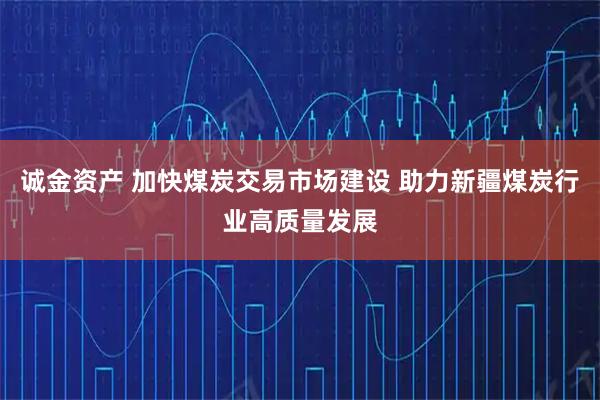 诚金资产 加快煤炭交易市场建设 助力新疆煤炭行业高质量发展